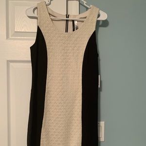 Kensie crocheted front sheath dress